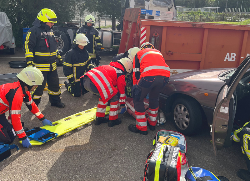 DRK-Jugendrotkreuz in Aktion.