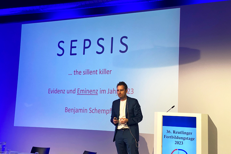 Vortrag "...der silent Killer Sepsis?", Dr. Benjamin Schempf, Ärztlicher Verantwortlicher Rettungsdienst